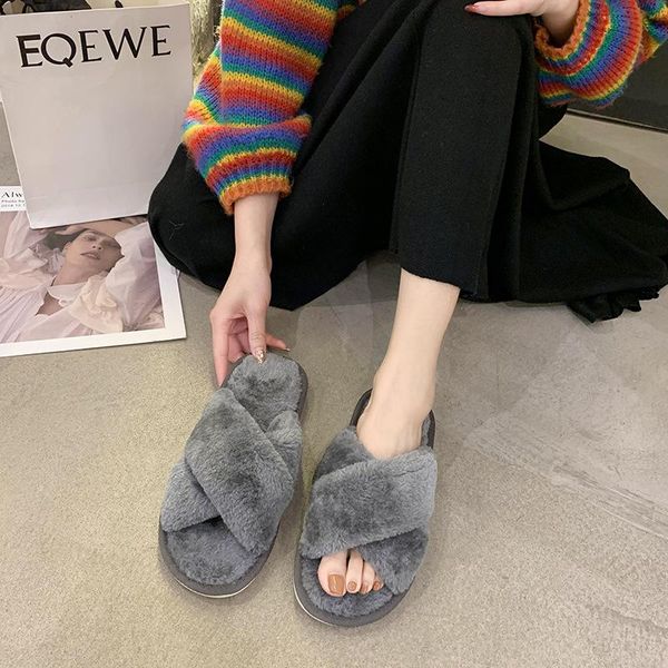 fashion winter women house slippers faux fur warm shoes men slip on flats female slides black cozy home furry
fashion winter women house slippers faux fur warm shoes men slip on flats female slides black cozy home furry