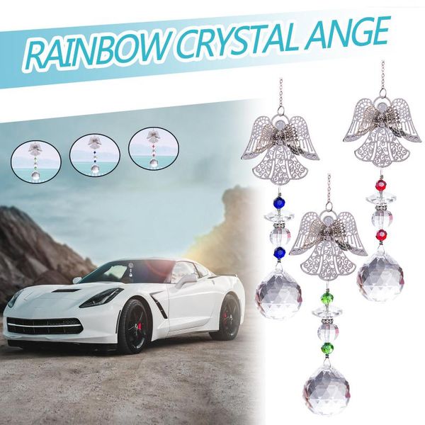 decorative objects & figurines modern rainbow crystal hanging wind chimes angel chakra car charm pendant home garden decortions window curta
decorative objects & figurines modern rainbow crystal hanging wind chimes angel chakra car charm pendant home garden decortions window curta