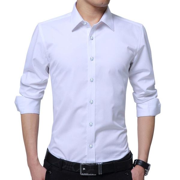 men's casual shirts 2021 fashion brand camisa masculina long sleeve shirt men korean slim design formal male dress size -5xl, White;black
men's casual shirts 2021 fashion brand camisa masculina long sleeve shirt men korean slim design formal male dress size -5xl, White;black