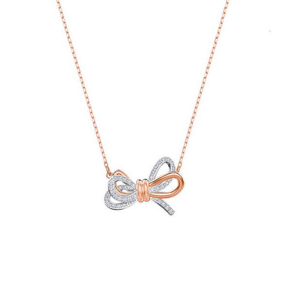 shi jia's short two-color bow necklace women's color separation clavicle chain women, Silver
shi jia's short two-color bow necklace women's color separation clavicle chain women, Silver