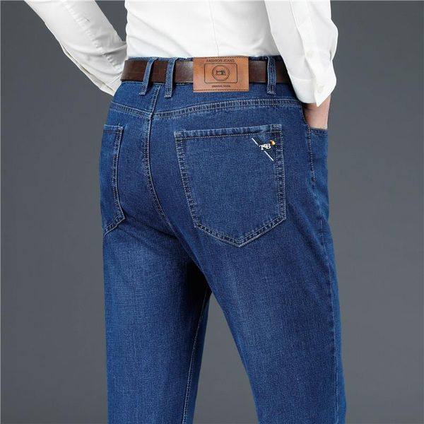 men's jeans 2021 classic style men brand business casual stretch slim denim pants jean homme pantalones hombre trousers male, Blue
men's jeans 2021 classic style men brand business casual stretch slim denim pants jean homme pantalones hombre trousers male, Blue