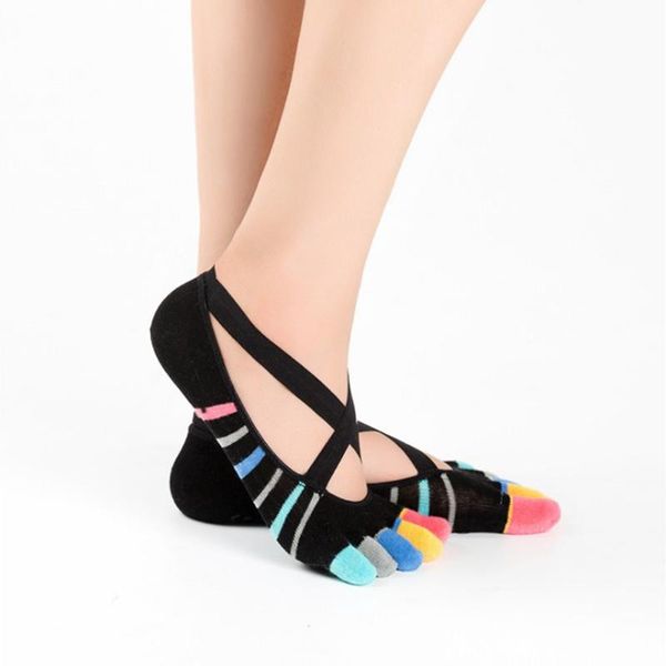 sports socks women pilates toes non-slip fitness dance silicone bandage ballet contrast color profession five fingers boat, Black
sports socks women pilates toes non-slip fitness dance silicone bandage ballet contrast color profession five fingers boat, Black