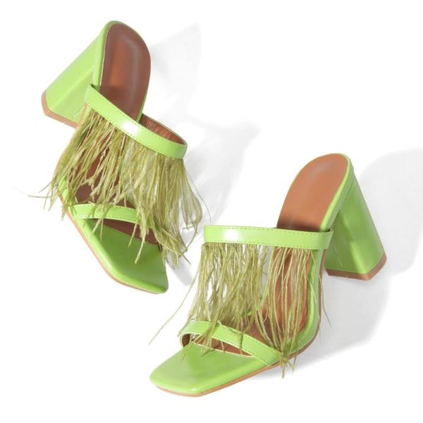 style string bead fringe girl's summer slippers square toe low cat heels woman mules runway one strap 2021, Black
style string bead fringe girl's summer slippers square toe low cat heels woman mules runway one strap 2021, Black