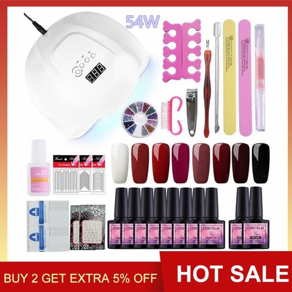 manicure set 24w/36w/54w uv led lamp dryer with nail gel polish kit soak off for art tools1
manicure set 24w/36w/54w uv led lamp dryer with nail gel polish kit soak off for art tools1