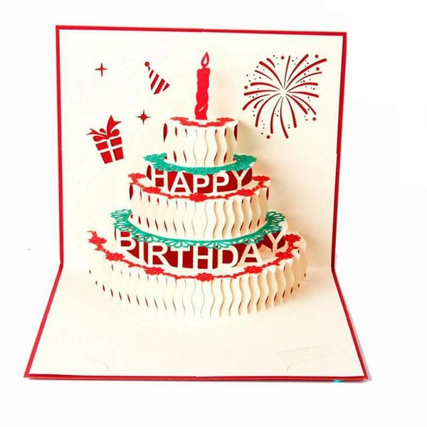 greeting cards 3d postcard birthday kirigami paper up vintage cake with candle gift card invitations 3pcs/lot
greeting cards 3d postcard birthday kirigami paper up vintage cake with candle gift card invitations 3pcs/lot