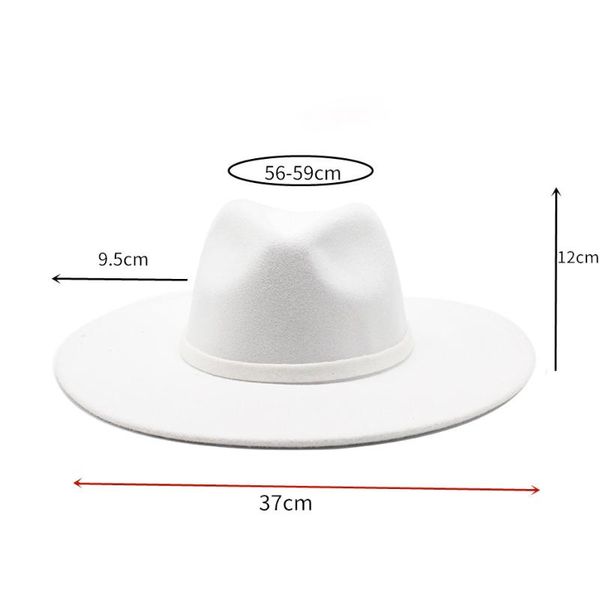 wide brim hats women men big wool fedora hat with leather ribbon gentleman elegant lady winter autumn jazz panama sombrero cap, Blue;gray
wide brim hats women men big wool fedora hat with leather ribbon gentleman elegant lady winter autumn jazz panama sombrero cap, Blue;gray