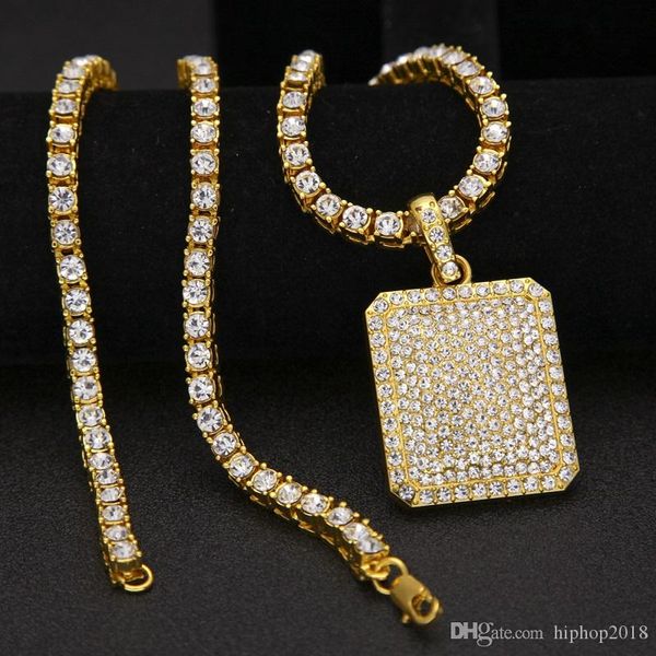 mens hip hop necklace jewelry fashion gold iced out chain full rhinestone dog tag pendant necklaces, Silver
mens hip hop necklace jewelry fashion gold iced out chain full rhinestone dog tag pendant necklaces, Silver