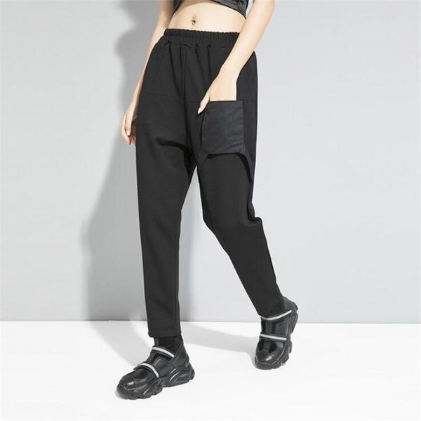 women's pants & capris spring autumn women elastic waist straight plus size original style ladies long trousers, Black;white
women's pants & capris spring autumn women elastic waist straight plus size original style ladies long trousers, Black;white