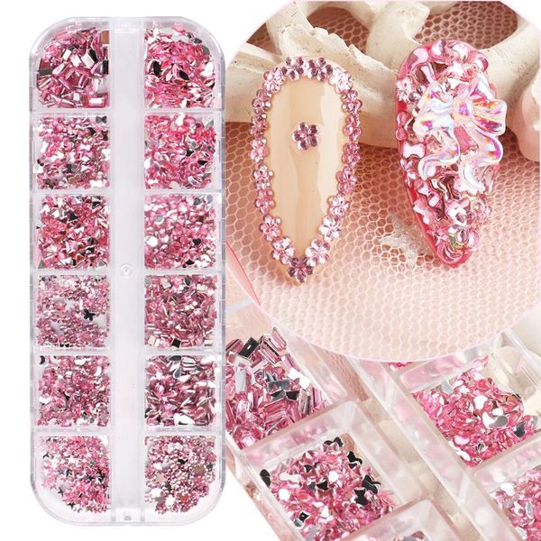 glitter rhinestone nail gems art set metal rivet shiny stones 3d diy charm decorations design manicure diamond, Silver;gold
glitter rhinestone nail gems art set metal rivet shiny stones 3d diy charm decorations design manicure diamond, Silver;gold