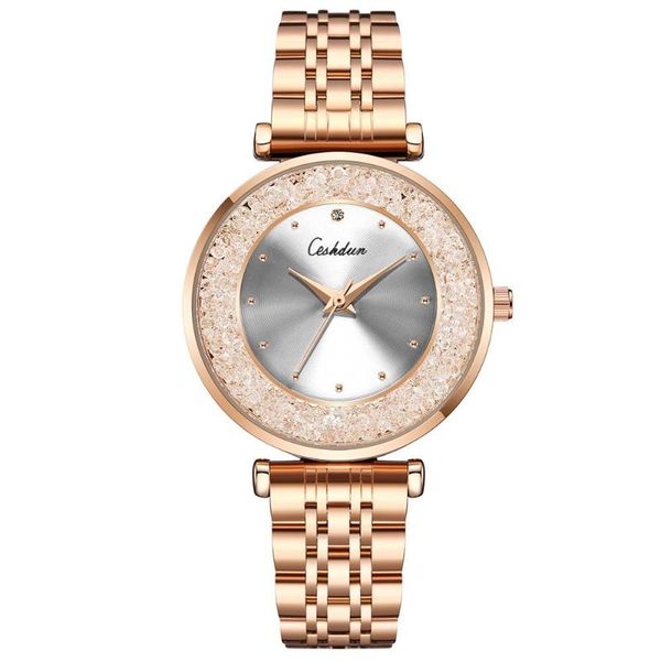 elegant watch analog quartz crystal diamonds dial stainless steel bracelet dress wristwatch for women wristwatches, Slivery;brown
elegant watch analog quartz crystal diamonds dial stainless steel bracelet dress wristwatch for women wristwatches, Slivery;brown