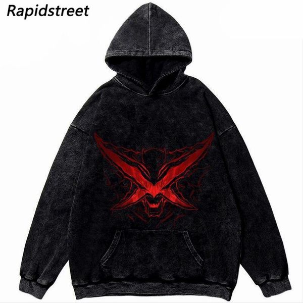 men's hoodies & sweatshirts hip hop streetwear oversize sweatshirt washed hoodie dark style hooded pullover 2021 men harajuku cotton lo, Black
men's hoodies & sweatshirts hip hop streetwear oversize sweatshirt washed hoodie dark style hooded pullover 2021 men harajuku cotton lo, Black