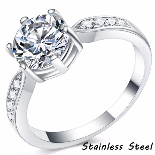 wedding rings size 4-12 stainless steel classical solitaire engagement ring bridal proposal promise anniversary birthday cocktail, Slivery;golden
wedding rings size 4-12 stainless steel classical solitaire engagement ring bridal proposal promise anniversary birthday cocktail, Slivery;golden