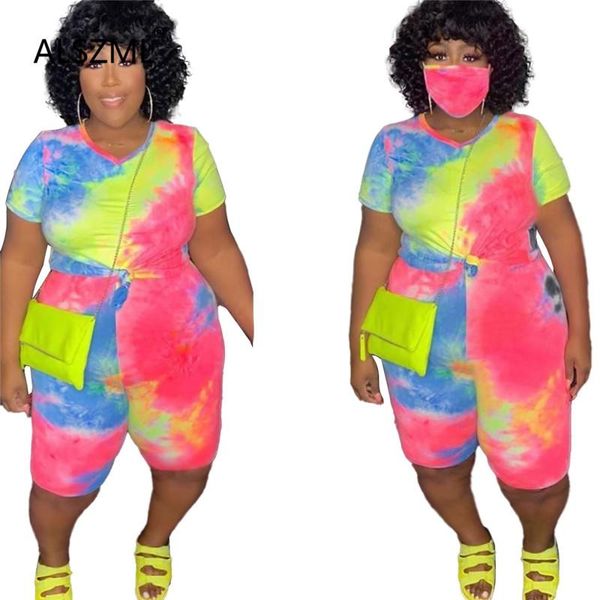 women's tracksuits summer recommend tie-dye o neck short sleeve and 2 pieces set casual lady fashion, Gray
women's tracksuits summer recommend tie-dye o neck short sleeve and 2 pieces set casual lady fashion, Gray