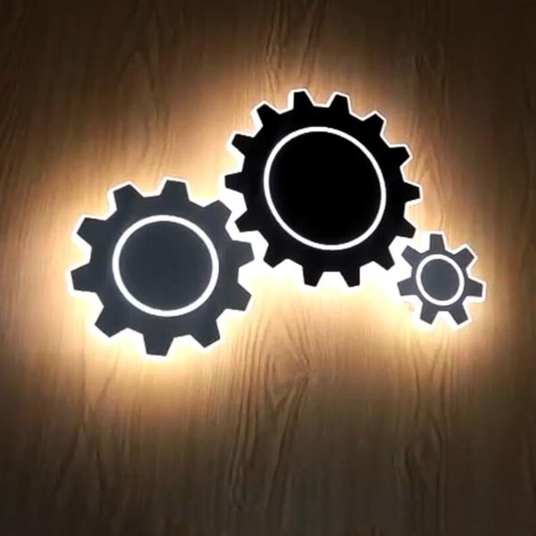 wall lamp creative personality gear light acrylic foyer bedroom bedside el corridor aisle staircase lamps
wall lamp creative personality gear light acrylic foyer bedroom bedside el corridor aisle staircase lamps