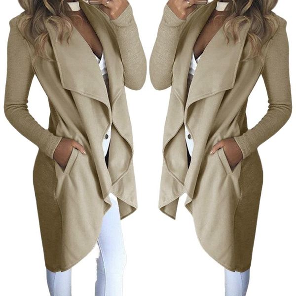 women's trench coats 2021 spring and autumn -selling 8-color 8-size lapel slim-fit mid-length coat for women, Tan;black
women's trench coats 2021 spring and autumn -selling 8-color 8-size lapel slim-fit mid-length coat for women, Tan;black