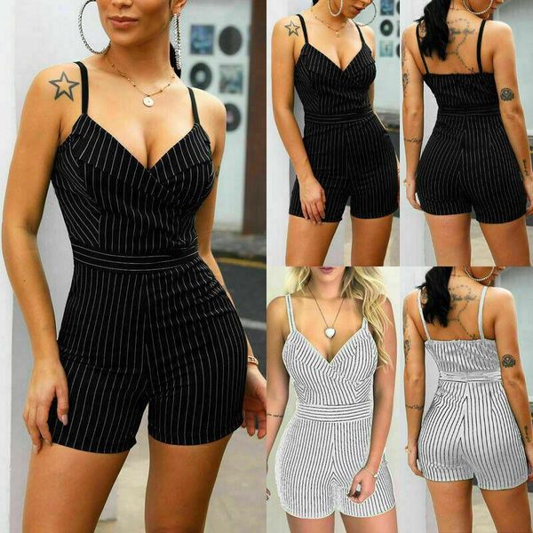 women's jumpsuits & rompers hirigin fashion jumpsuit women boho playsuit summer beach casual clothes s-xl n5ik, Black;white
women's jumpsuits & rompers hirigin fashion jumpsuit women boho playsuit summer beach casual clothes s-xl n5ik, Black;white