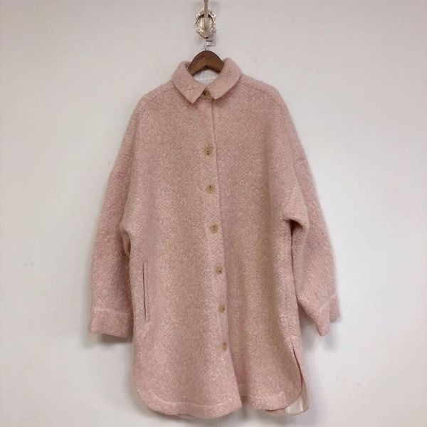 women's wool & blends 2021 autumn and winter single-breasted terry woolen coat, Black
women's wool & blends 2021 autumn and winter single-breasted terry woolen coat, Black