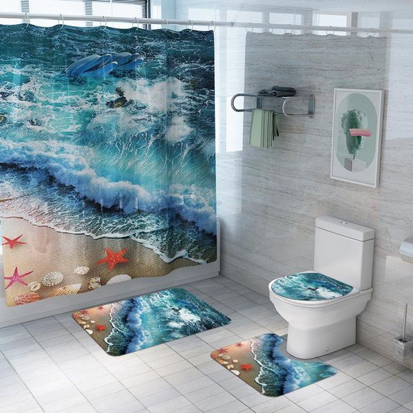 shower curtains ocean sandy beach waterproof bathroom curtain toilet cover mat non-slip rug set
shower curtains ocean sandy beach waterproof bathroom curtain toilet cover mat non-slip rug set