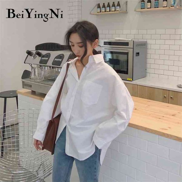 oversized shirt female solid color plus size casual loose bf white pink blouses womens blusas harajuku chic blusa 210506
oversized shirt female solid color plus size casual loose bf white pink blouses womens blusas harajuku chic blusa 210506
