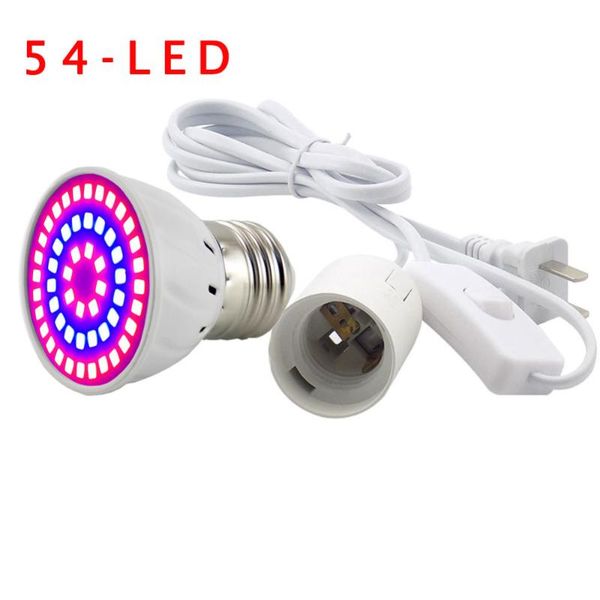 grow lights 54 led light plant flower lamp growing e27 bulb +ac power adapter indoor greenhouse for hydroponic veg system t1
grow lights 54 led light plant flower lamp growing e27 bulb +ac power adapter indoor greenhouse for hydroponic veg system t1