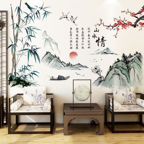 wall stickers chinese style landscape living room backdrop decoration aesthetic diy large scenery wallpaper retro mural
wall stickers chinese style landscape living room backdrop decoration aesthetic diy large scenery wallpaper retro mural