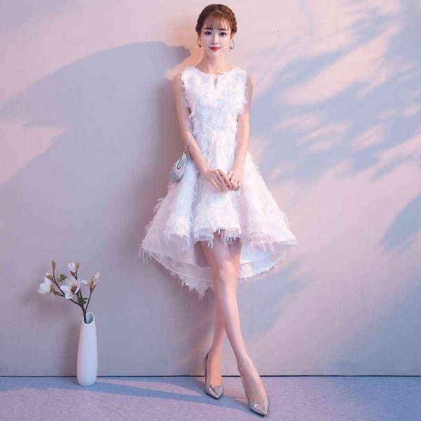 luxury prom dresses banquet evening 2021 white short style temperament celebrity party small female, Black
luxury prom dresses banquet evening 2021 white short style temperament celebrity party small female, Black