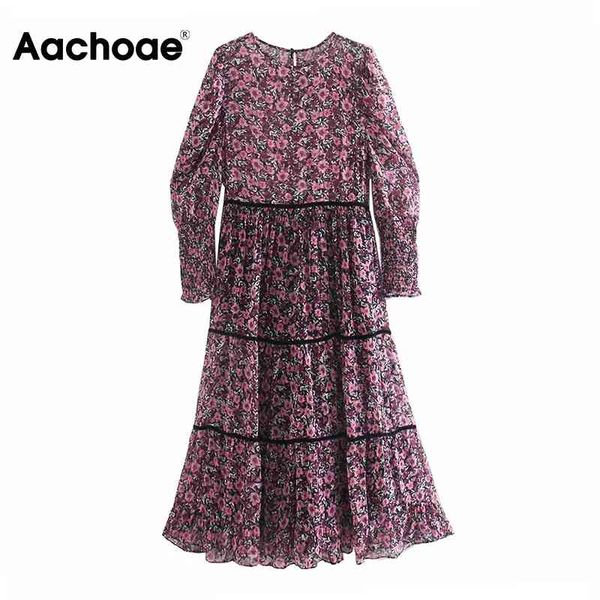 aachoae floral print chiffon dress women o neck ruffles pleated chic dresses vintage long sleeve boho midi dress robe femme 210413, Black;gray
aachoae floral print chiffon dress women o neck ruffles pleated chic dresses vintage long sleeve boho midi dress robe femme 210413, Black;gray