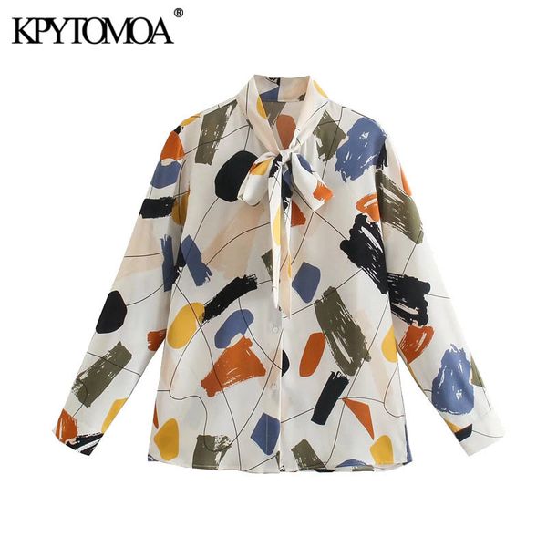 women fashion with bow tied graffiti print blouses vintage long sleeve button-up female shirts blusas chic 210416, White
women fashion with bow tied graffiti print blouses vintage long sleeve button-up female shirts blusas chic 210416, White