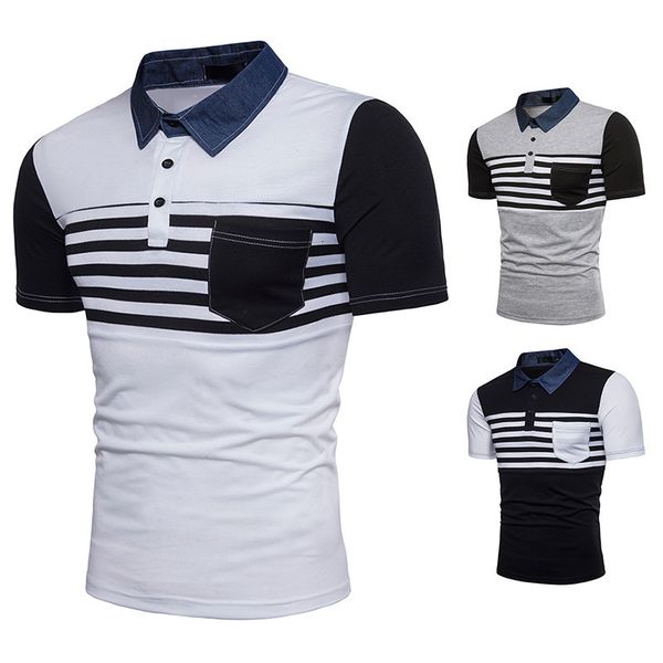 2020 luxury fashion mens designer polo shirts men polo shirt t shirts man stripe color matching short sleeve tshirt men's cloth, White;black
2020 luxury fashion mens designer polo shirts men polo shirt t shirts man stripe color matching short sleeve tshirt men's cloth, White;black