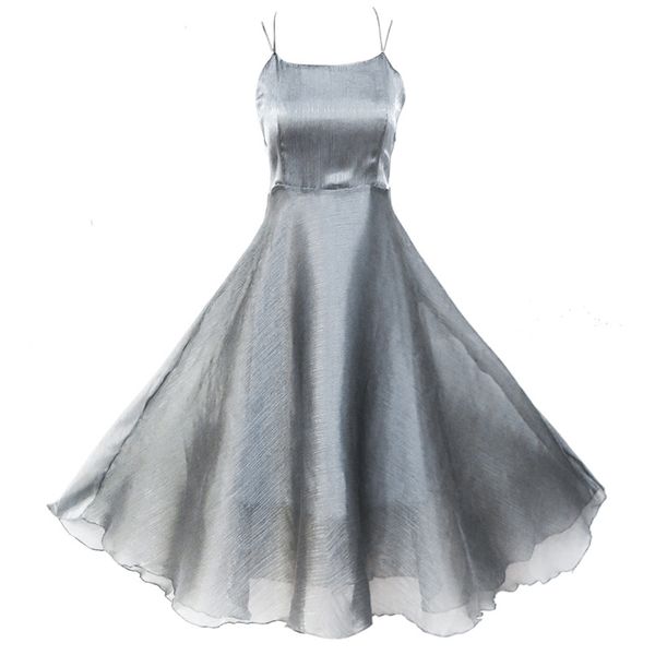 silver gray strap sleeveless o neck backless cross fit and flare summer midi dress beach d0590 210514, Black;gray
silver gray strap sleeveless o neck backless cross fit and flare summer midi dress beach d0590 210514, Black;gray