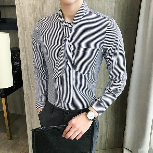 Men's Dress Shirts Streetwear Men Blue Striped Plus Size 5XL 4XL Pocket Front Formal Casual Long Sleeve Shirt Twill Knot XXXXXL 27YH, White;black
Men's Dress Shirts Streetwear Men Blue Striped Plus Size 5XL 4XL Pocket Front Formal Casual Long Sleeve Shirt Twill Knot XXXXXL 27YH, White;black