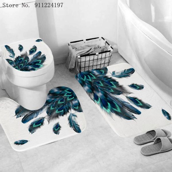 bath accessory set 3d peacock feather print bathroom mat toilet rugs anti slip shower carpets home lid cover room rug
bath accessory set 3d peacock feather print bathroom mat toilet rugs anti slip shower carpets home lid cover room rug