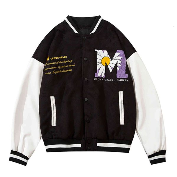 men's jackets lacible aw hip hop patchwork button mens harajuku streetwear embroidery daisy bee bomber jacket baseball coats 989z, Black;brown
men's jackets lacible aw hip hop patchwork button mens harajuku streetwear embroidery daisy bee bomber jacket baseball coats 989z, Black;brown