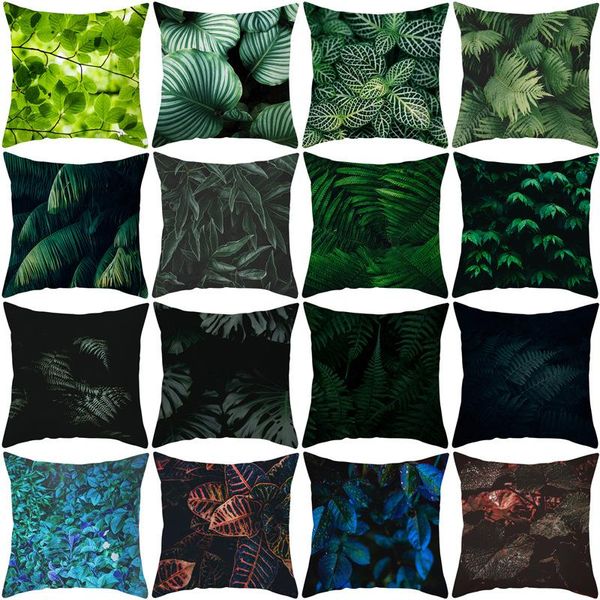cushion/decorative pillow tropical plants case polyester decorative pillowcases green leaves throw kussensloop almohada poszewka
cushion/decorative pillow tropical plants case polyester decorative pillowcases green leaves throw kussensloop almohada poszewka