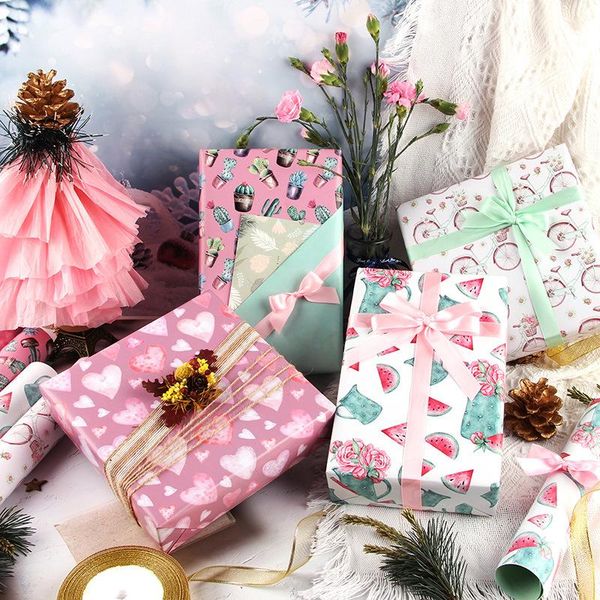 gift wrap 10pcs wrapping paper valentine's day birthday box background 
gift wrap 10pcs wrapping paper valentine's day birthday box background
