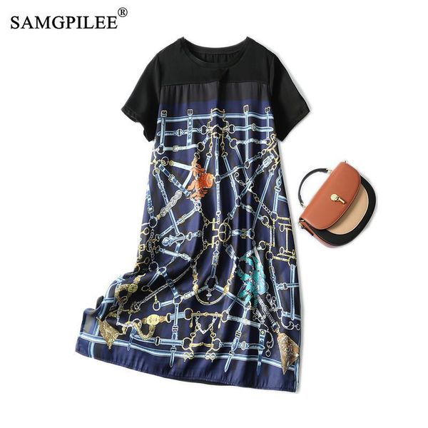 casual dresses summer 2021 retro european printing patchwork diagram high-end a-line short-sleeved chiffon dress women plus size, Black;gray
casual dresses summer 2021 retro european printing patchwork diagram high-end a-line short-sleeved chiffon dress women plus size, Black;gray