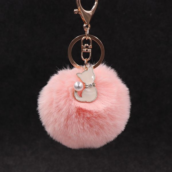 cute pink cat fur key chain fake fur ball key chains fluffy pompon keyring bag charms key ring llaveros chaveiros keychains, Silver
cute pink cat fur key chain fake fur ball key chains fluffy pompon keyring bag charms key ring llaveros chaveiros keychains, Silver