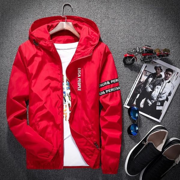 men's jackets autumn fashion slim fit young men hooded jacket thin casual windbreaker 4 colors coat deaa, Black;brown
men's jackets autumn fashion slim fit young men hooded jacket thin casual windbreaker 4 colors coat deaa, Black;brown