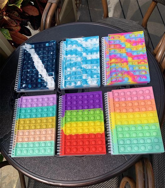 dhl party favor notebook a5 finger bubble silicone cover notebook decompression notebook fidget toys for kids gift
dhl party favor notebook a5 finger bubble silicone cover notebook decompression notebook fidget toys for kids gift