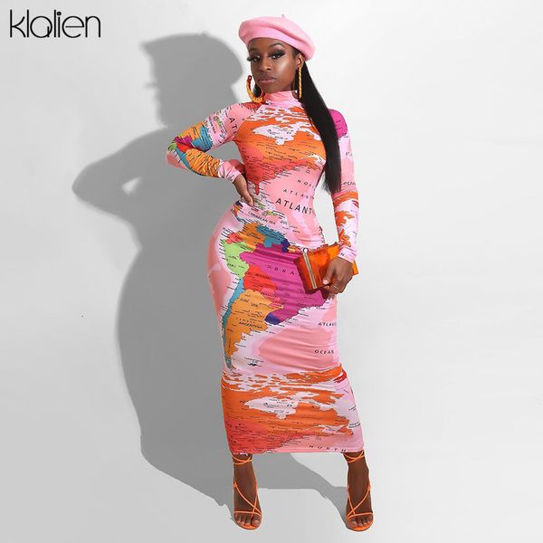 dresses 2021 spring fashion print sleeve turtleneck streetwear long women skinny stretch office lady maxi dress new, Black;gray
dresses 2021 spring fashion print sleeve turtleneck streetwear long women skinny stretch office lady maxi dress new, Black;gray