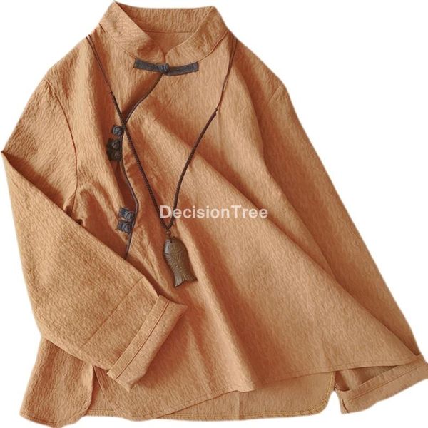 women chinese vintage loose hanfu tang costume blouse cheongsam cotton linen chiffon ethnic clothing, Red
women chinese vintage loose hanfu tang costume blouse cheongsam cotton linen chiffon ethnic clothing, Red