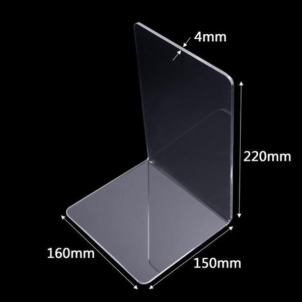 hooks & rails 2x s/m/l clear acrylic bookend organizer stand stationery book shelf transparent
hooks & rails 2x s/m/l clear acrylic bookend organizer stand stationery book shelf transparent