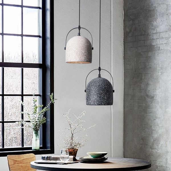 postmodern cement cord pendant lights dining room lamp creative simple handwork droplight e27 6w led lighting fixture
postmodern cement cord pendant lights dining room lamp creative simple handwork droplight e27 6w led lighting fixture