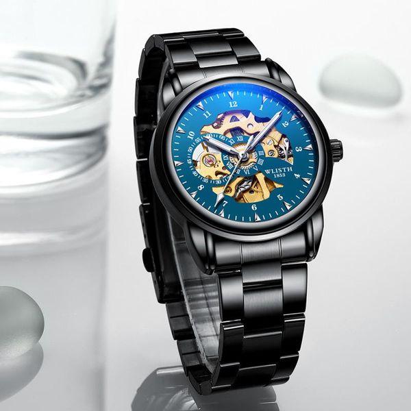 wristwatches fashion casual wlisth watch tourbillon men full black steel luxury business waterproof automatic mechanical, Slivery;brown
wristwatches fashion casual wlisth watch tourbillon men full black steel luxury business waterproof automatic mechanical, Slivery;brown
