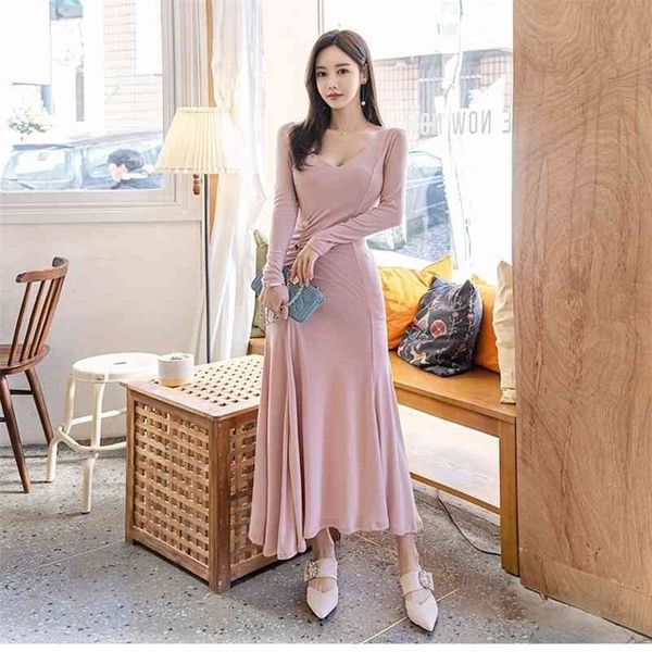 dress autumn and winter ladies temperament long-sleeved thin v-neck base zippers knee-length regular 210416, Black;gray
dress autumn and winter ladies temperament long-sleeved thin v-neck base zippers knee-length regular 210416, Black;gray