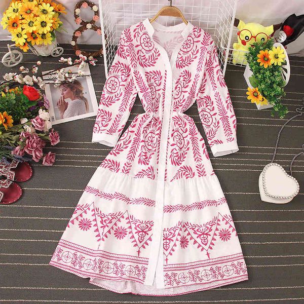 autumn new fashion blue and white porcelain printing long v neck casual dress for women 210421, Black;gray
autumn new fashion blue and white porcelain printing long v neck casual dress for women 210421, Black;gray