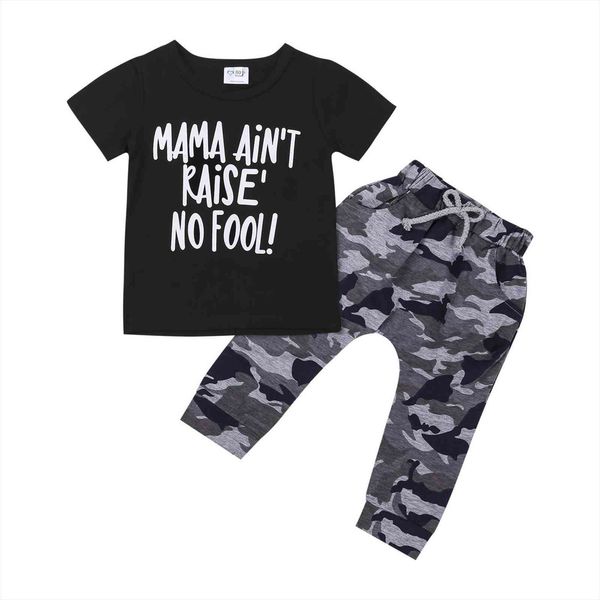 summer toddler baby boy camoflage print clothes mama letters t shirt camo pants tracksuit outfit set, White
summer toddler baby boy camoflage print clothes mama letters t shirt camo pants tracksuit outfit set, White
