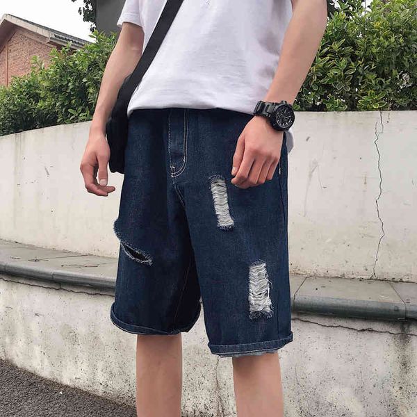 summer short jeans men's fashion torn hole casual denim five pants man streetwear trend wild hip hop loose shorts -2xl, Blue
summer short jeans men's fashion torn hole casual denim five pants man streetwear trend wild hip hop loose shorts -2xl, Blue