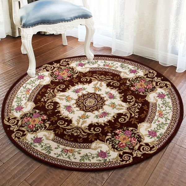 carpets european-style jacquard round rug computer chair swivel cushion sitting room bedroom study floor mat machine wash carpet.
carpets european-style jacquard round rug computer chair swivel cushion sitting room bedroom study floor mat machine wash carpet.