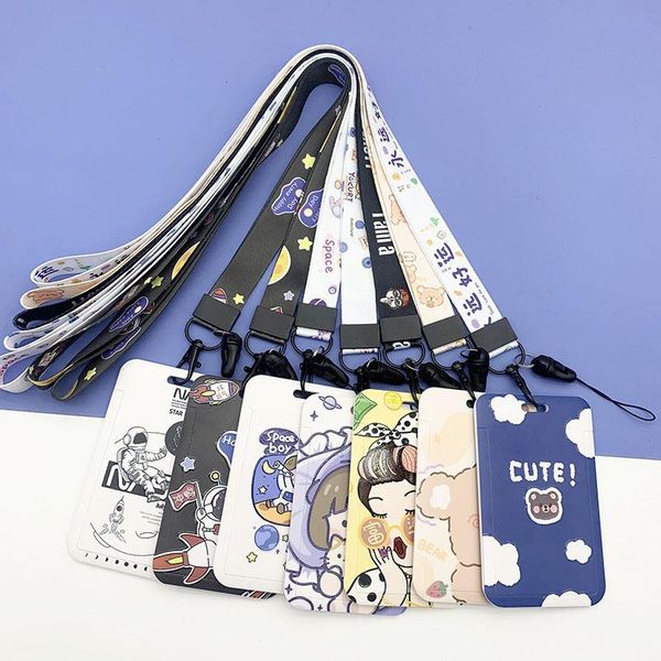 card holders student meal set cartoon bus subway ic cute id with long lanyard badge school protective cover, Brown;gray
card holders student meal set cartoon bus subway ic cute id with long lanyard badge school protective cover, Brown;gray